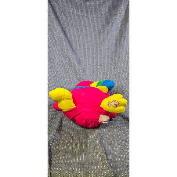 1987 Fisher Price Wild Puffalumps Parrot pink Toucan 80’s Stuffed Plush. - Picture 6 of 7